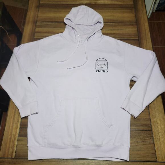 OffLine TV LS Light Purple Unisex Pullover Hoodie - Size Large - Picture 5 of 8